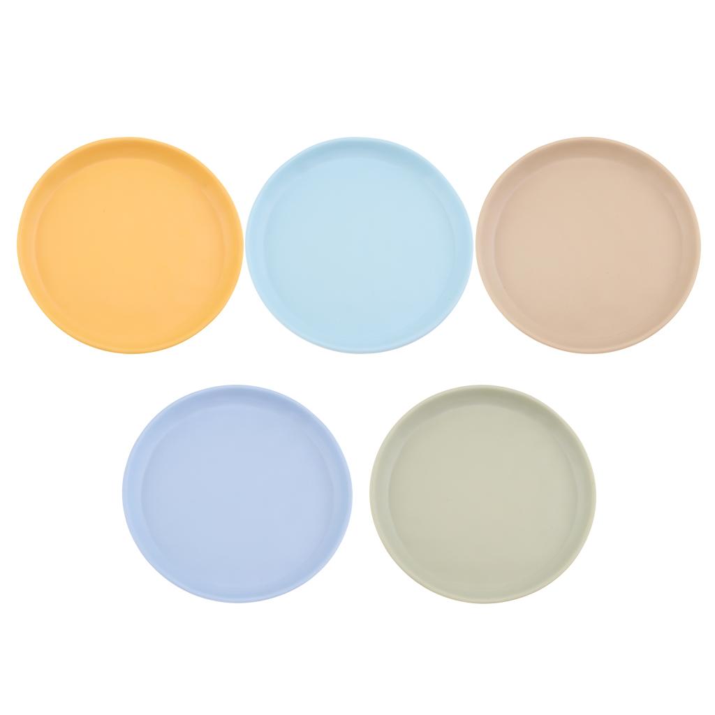 Eco Friendly Plastic Stackable Mug Cup Saucer Coffee Tea Milk