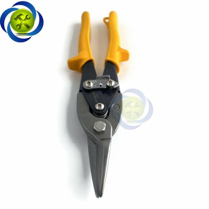 Kéo cắt tôn thẳng Kingtony 74030 cán vàng dài 250mm