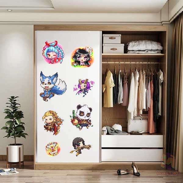 Miếng dán Stickers chủ đề game Liên Quân Mobile