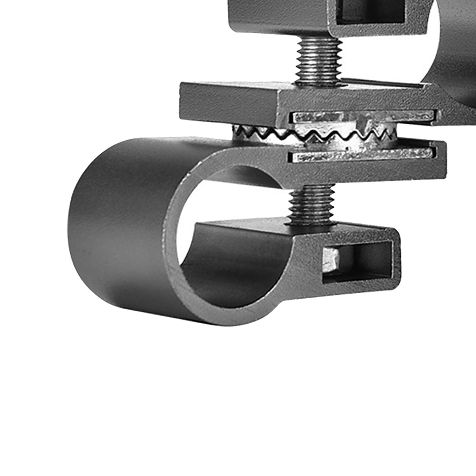 2xHeavy Duty Fishing Umbrella Holder Fixed Clip Brackets Mount Accessories Grey