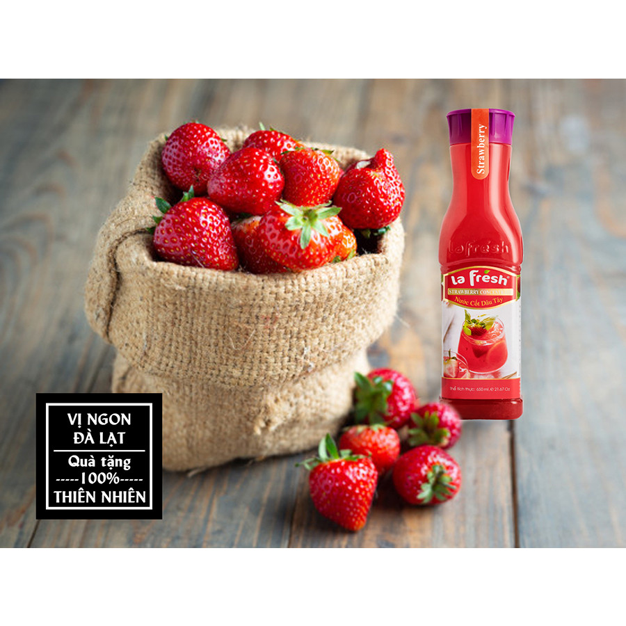 Nước cốt dâu tây La Fresh - 650ml