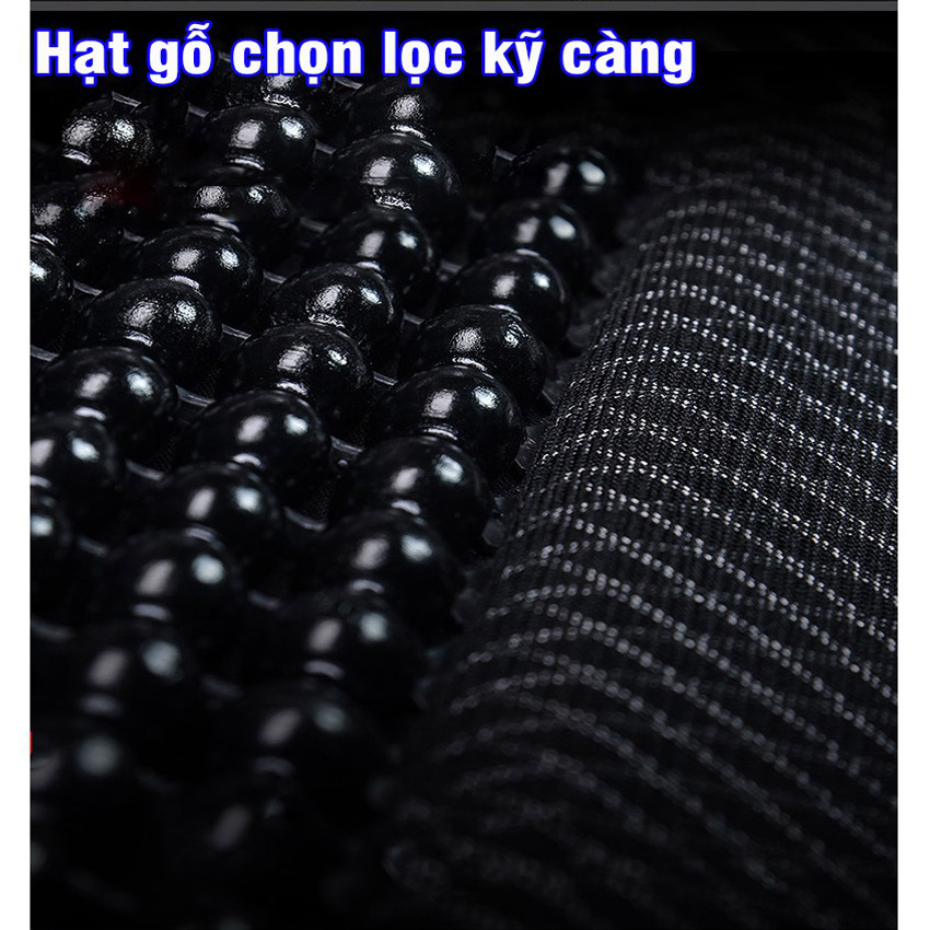 Đệm Lót Ghế Ôtô Tản Nhiệt Chống Nóng Lưng Cao Cấp, Phối Hạt Sang Trọng, Thời Trang, Hỗ Trợ Massage Thư Giãn