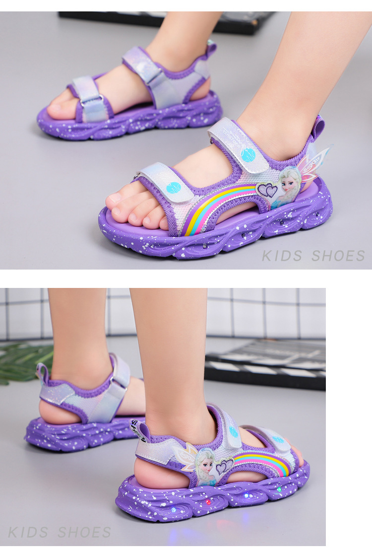 Giày Sandal quai hậu có đèn cho bé, giày thể thao siêu nhẹ, êm nhẹ chống trơn  – GSD9149