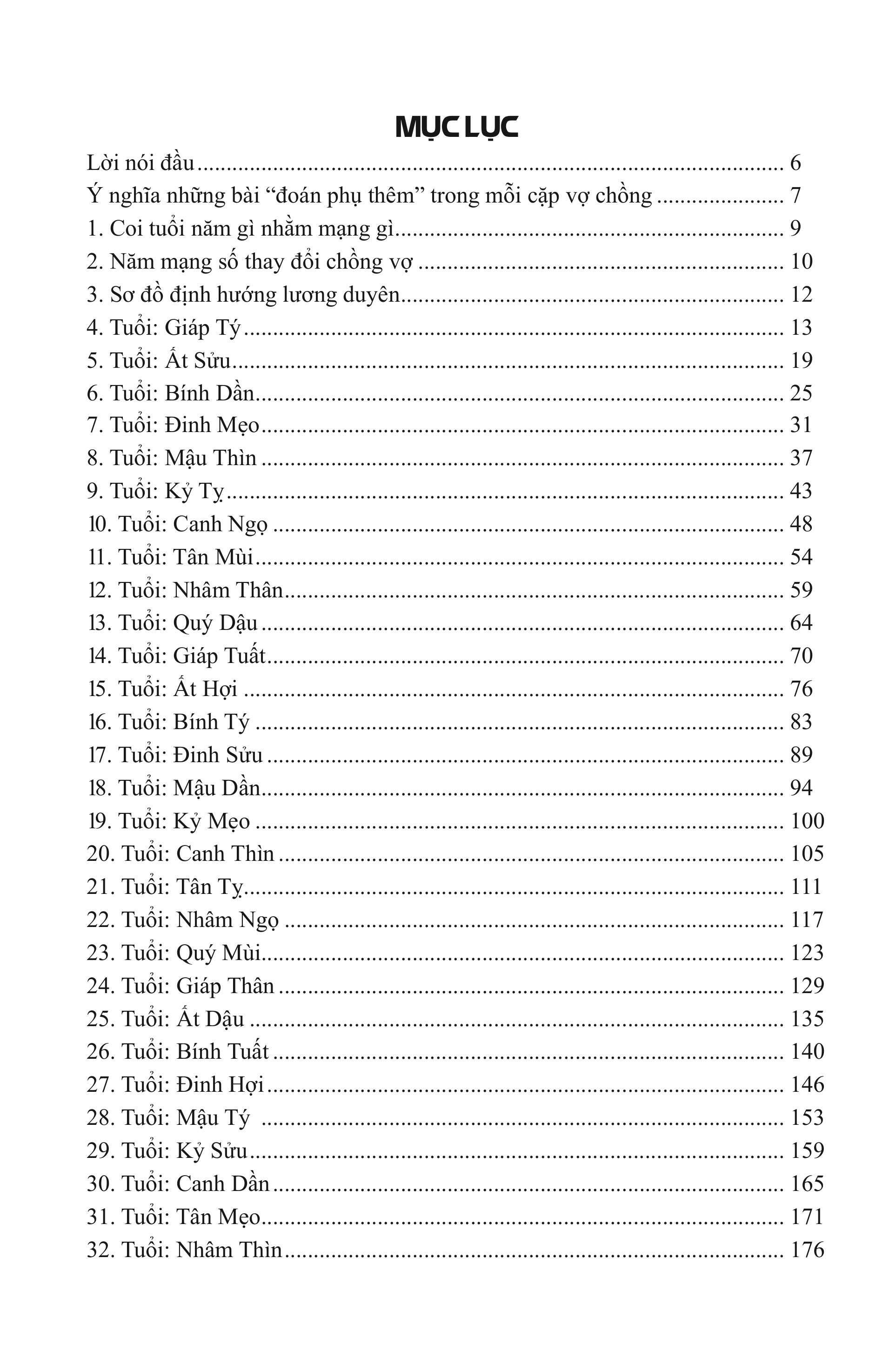 Sách - Căn Duyên Tiền Định - Sách Xem Tuổi Vợ Chồng - Dương Công Hầu