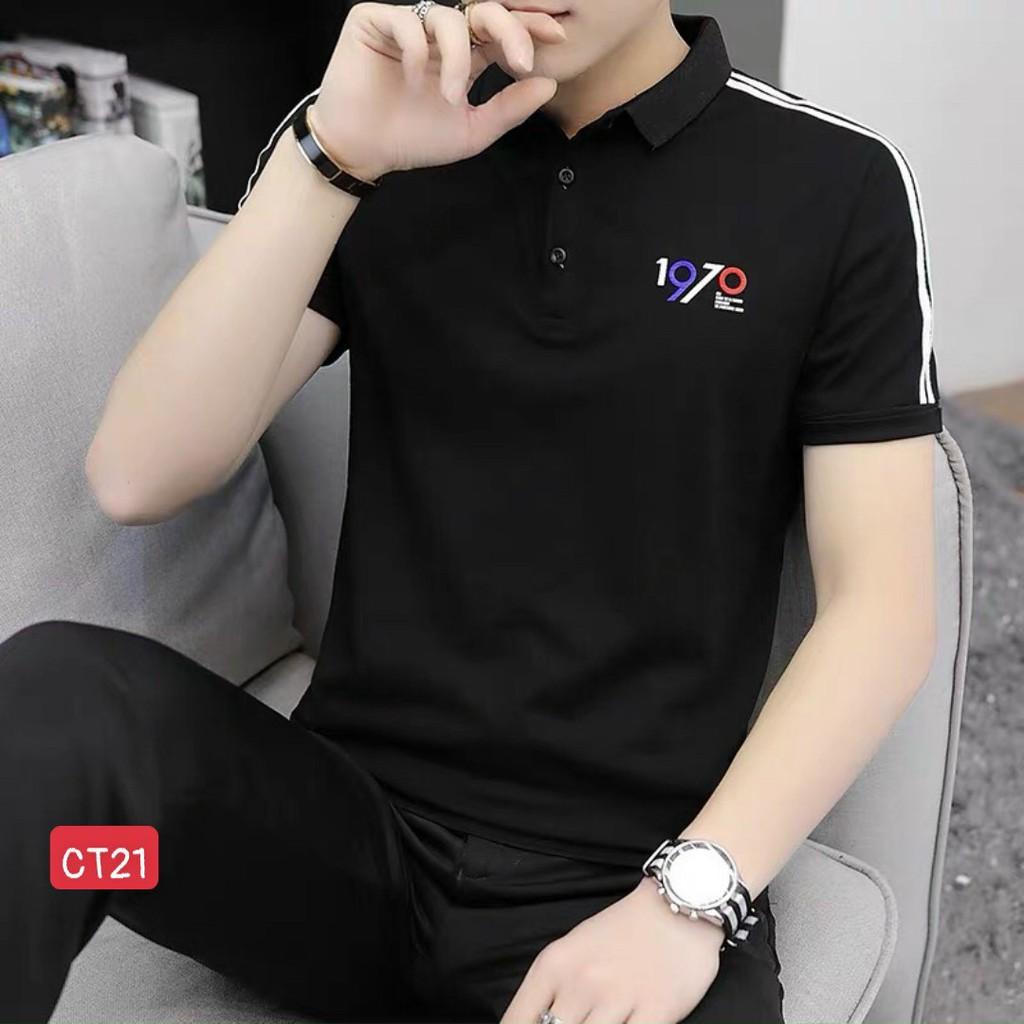 Áo Phông Nam ️️ Áo Thun Nam Tay Ngắn Cổ Bẻ Thời Trang Cao Cấp Mẫu Mới Hàng VNXK Tô Tồ Shop - ATNTT4