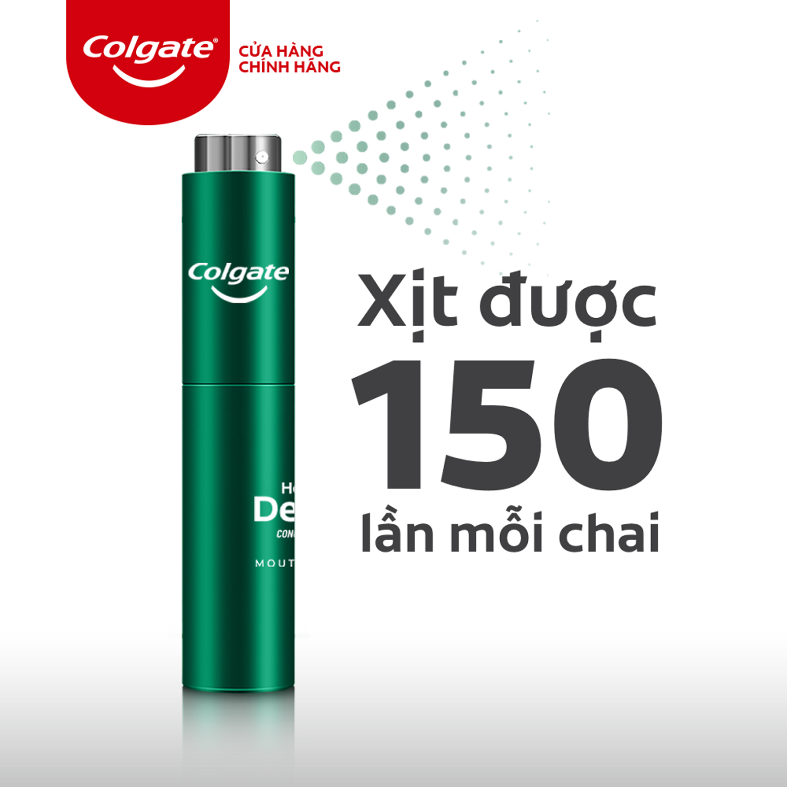 [ 1 Thùng ] 12 Chai xịt thơm miệng Colgate Herbal Detox từ tinh chất thảo mộc 9ml