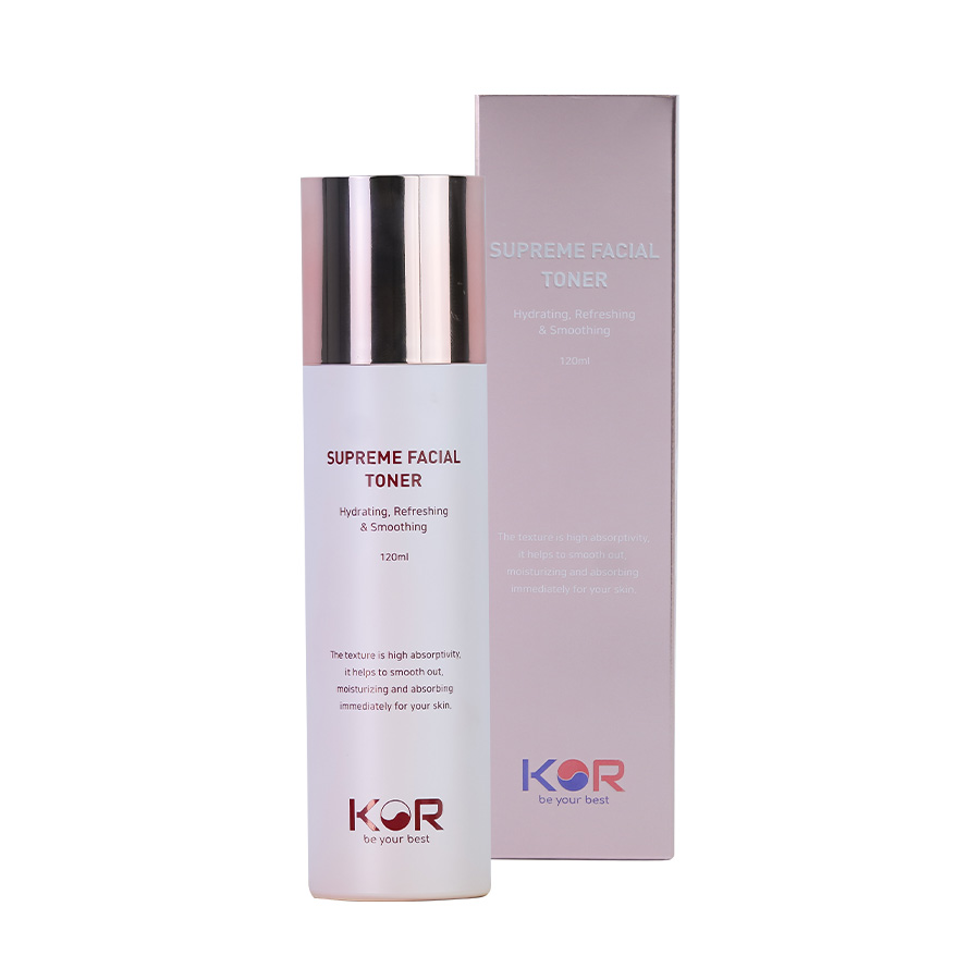 Toner cấp ẩm, dưỡng da chuyên sâu Kor Supreme Facial Toner Hàn Quốc 120ml