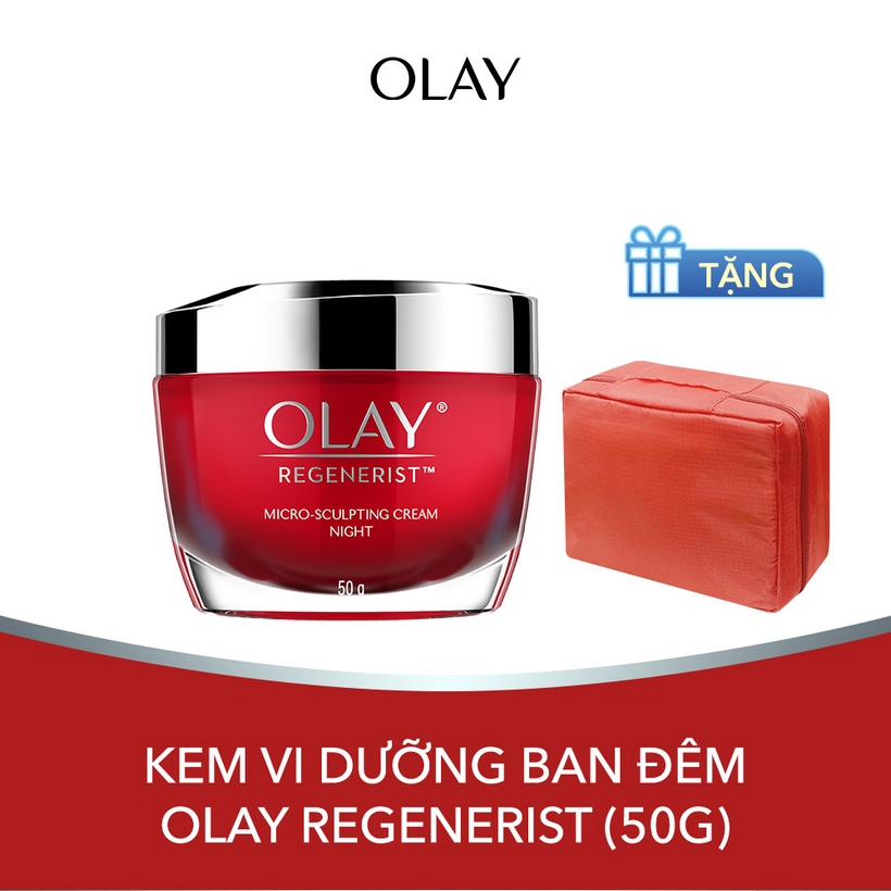 Kem Vi Dưỡng Ban Đêm Olay Regenerist (50G) [Tặng Túi Tiện Ích]