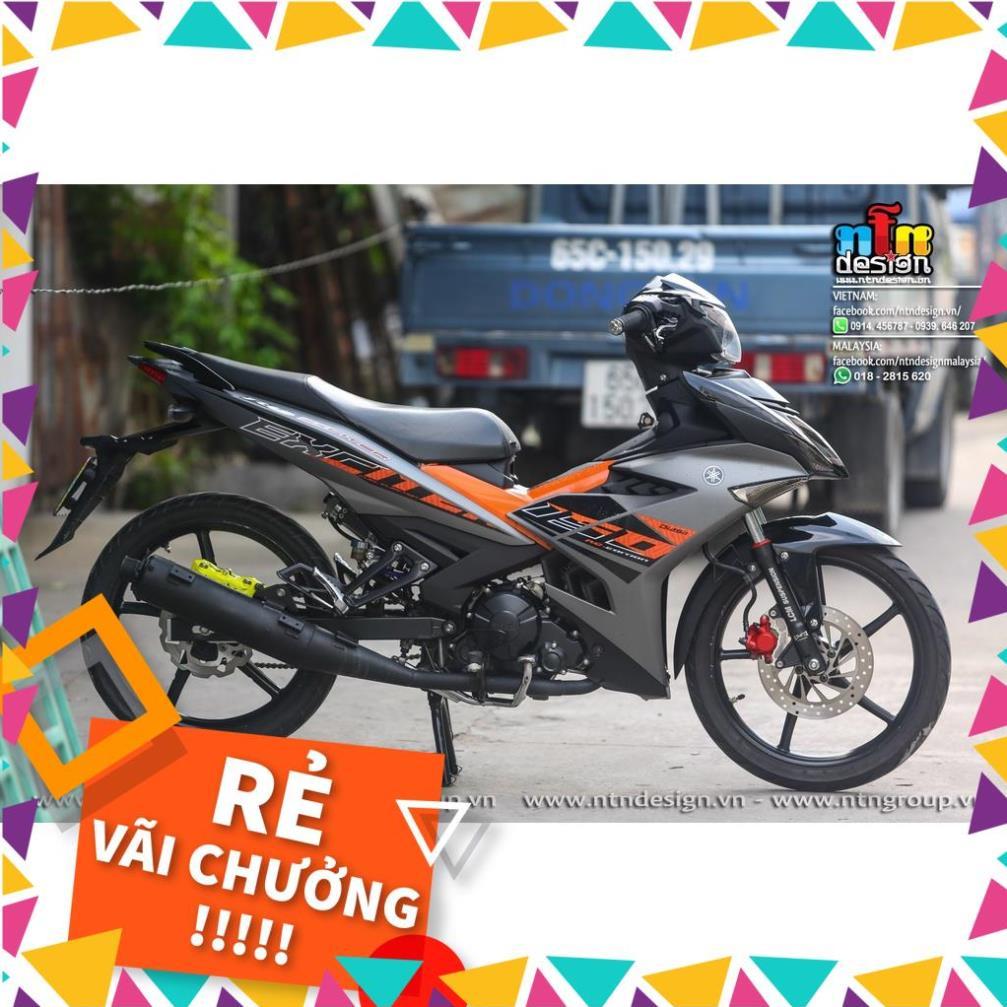 Tem Rời Exciter 150 Mẫu RC Xám Cam Đen Zin