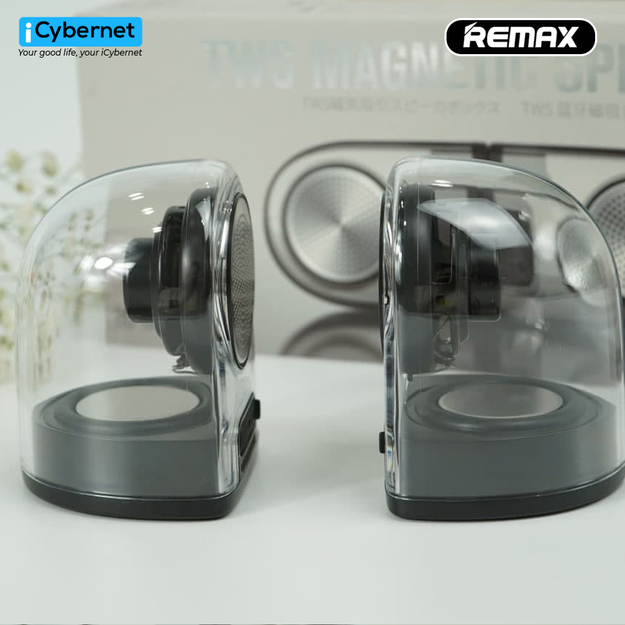 Loa bluetooth đế nam châm 2 kênh Remax RB-M22 - Hàng chính hãng