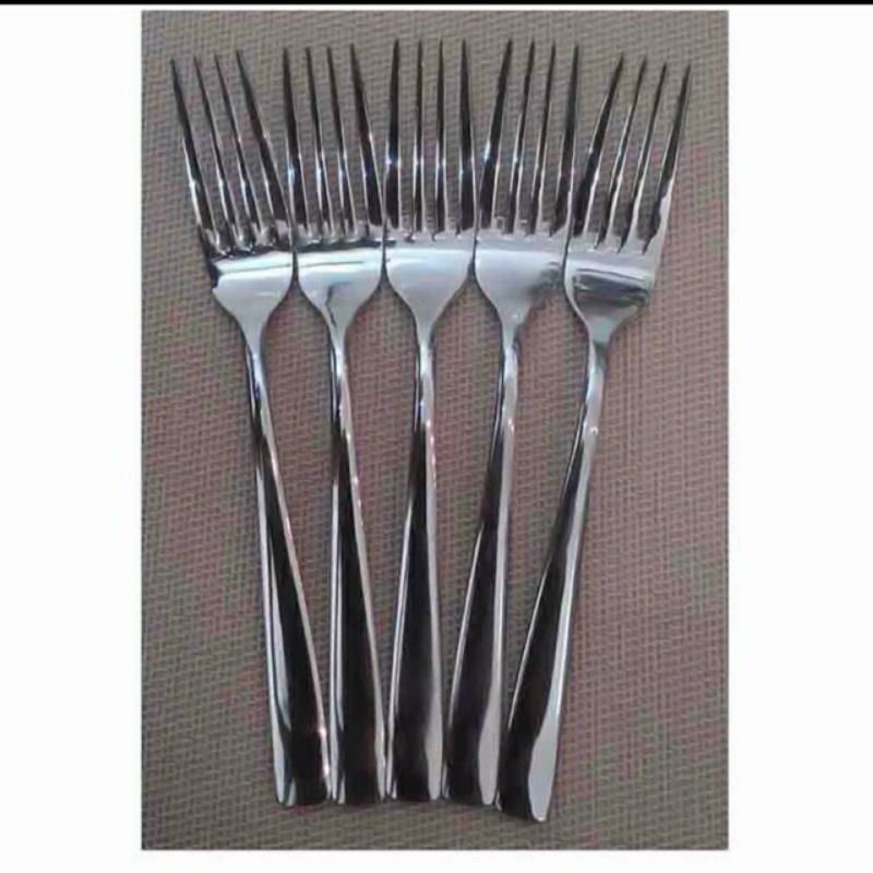 Combo 2 dĩa dày trơn dài inox