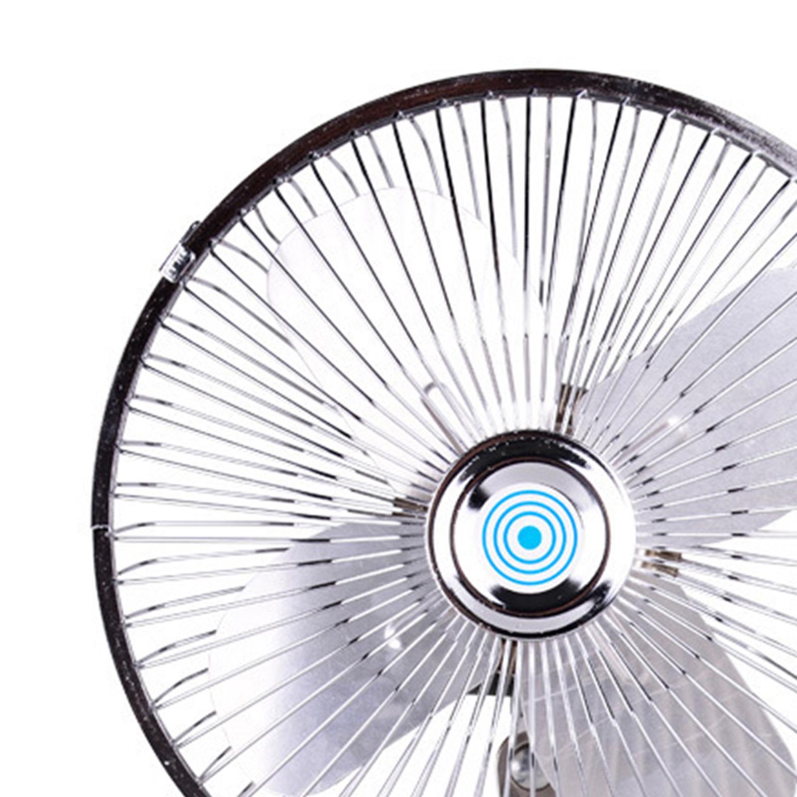 Car   Fan with  Adjustable Low Noise Strong  Desk Fan Summer Cooling Fan for Car Truck Vehicle