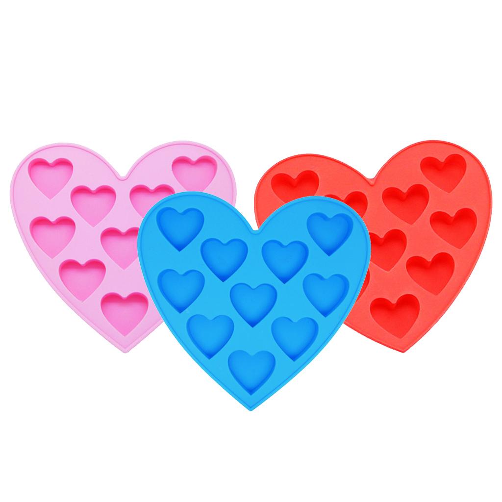 Star Heart Silicone Mould Mold Chocolate Candy Gummy Maker Ice Jelly Tray