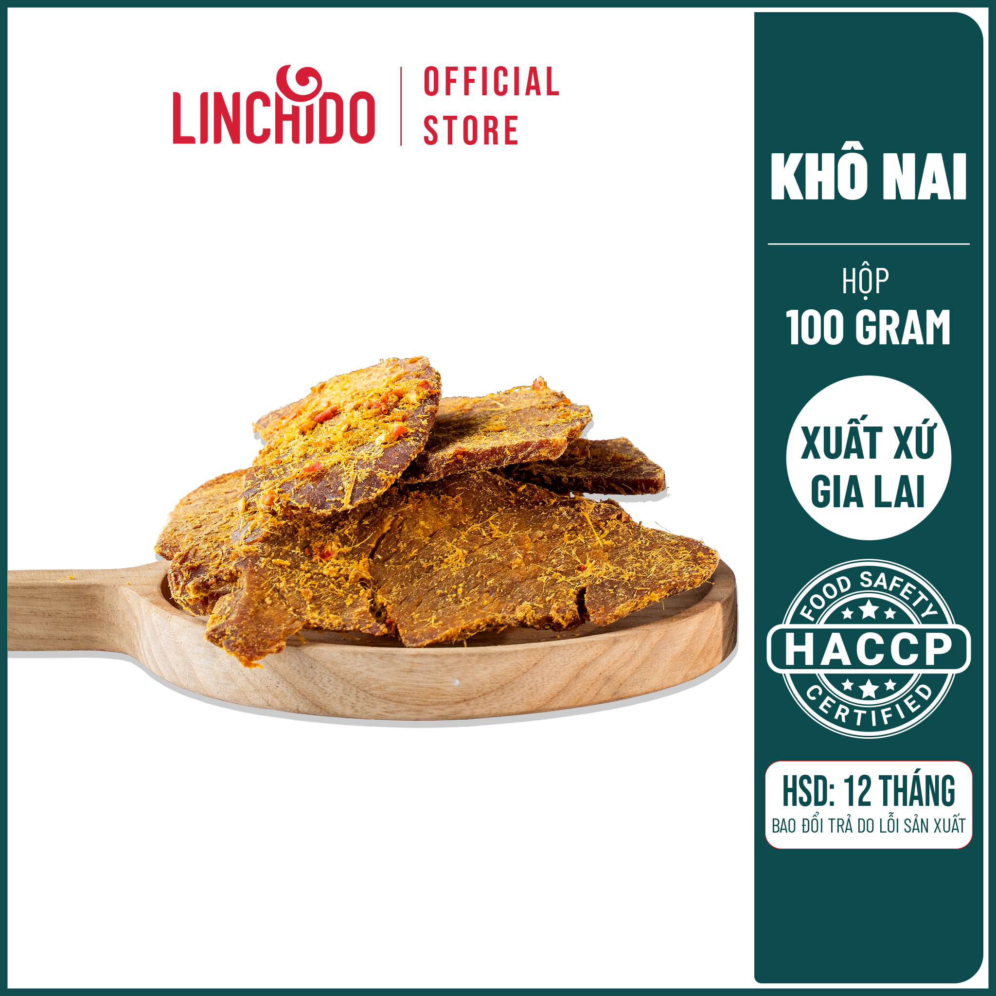 Khô Nai - Tùng Phương Du Ký - Hộp 100 Gram