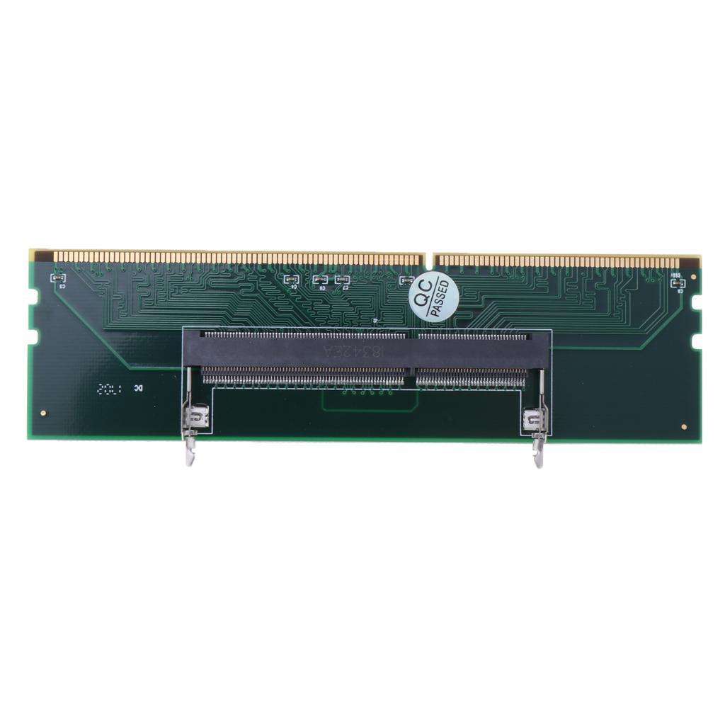 DDR3 Laptop SO-DIMM to Desktop DIMM Memory RAM Connector Desktop Adapter