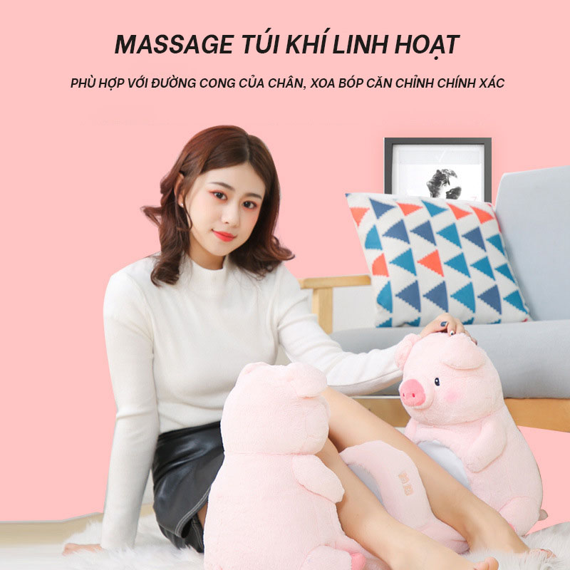 Máy Massage Chân Nhào Trộn/ Túi Khí/ Chườm Nóng Hỗ Trợ Lưu Thông Máu, Giảm Mỏi Chân, Cải Thiện Giấc Ngủ