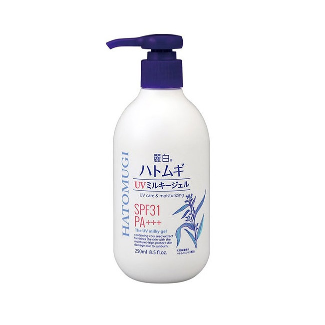 Sữa Dưỡng Thể Chống Nắng Hatomugi SPF31 PA+++ Nhật Bản, 250ml