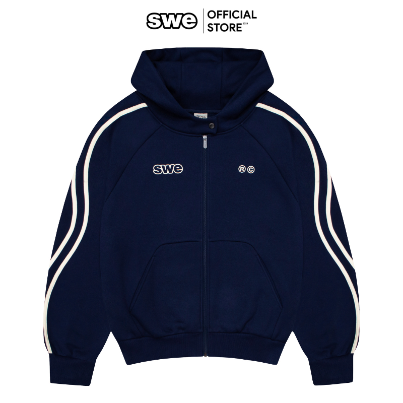 SWE - Áo hoodie nam nữ có nón trùm đầu WAVELINES ZIP HOODIE Local brand chính hãng