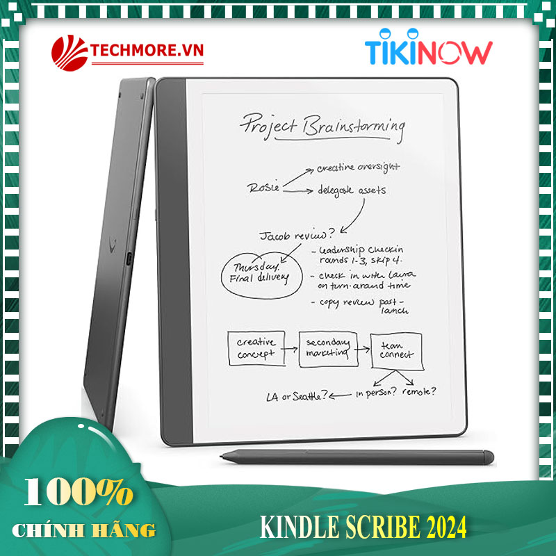 Máy đọc sách Kindle Scribe 2024 Kèm bút Premium - Hàng chính hãng