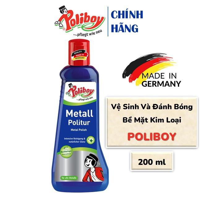 Dung Dịch Làm Sạch Kim Loại POLIBOY Loại Bỏ Lớp Xỉn Màu, Bảo Vệ Bề Mặt Kim Loại 200ml