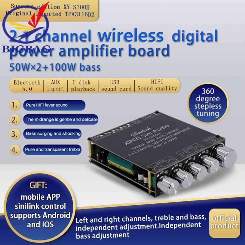 Bảng Mạch Khuếch Đại Âm Thanh XY-S100H 50Wx2 + 100W 2.1 Chuyên Dụng