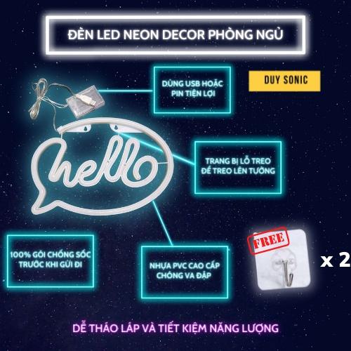 Đèn led neon trang trí decor phòng ngủ, trang trí quán Bar, party, tiệc sinh nhật, đèn led trang trí neon light