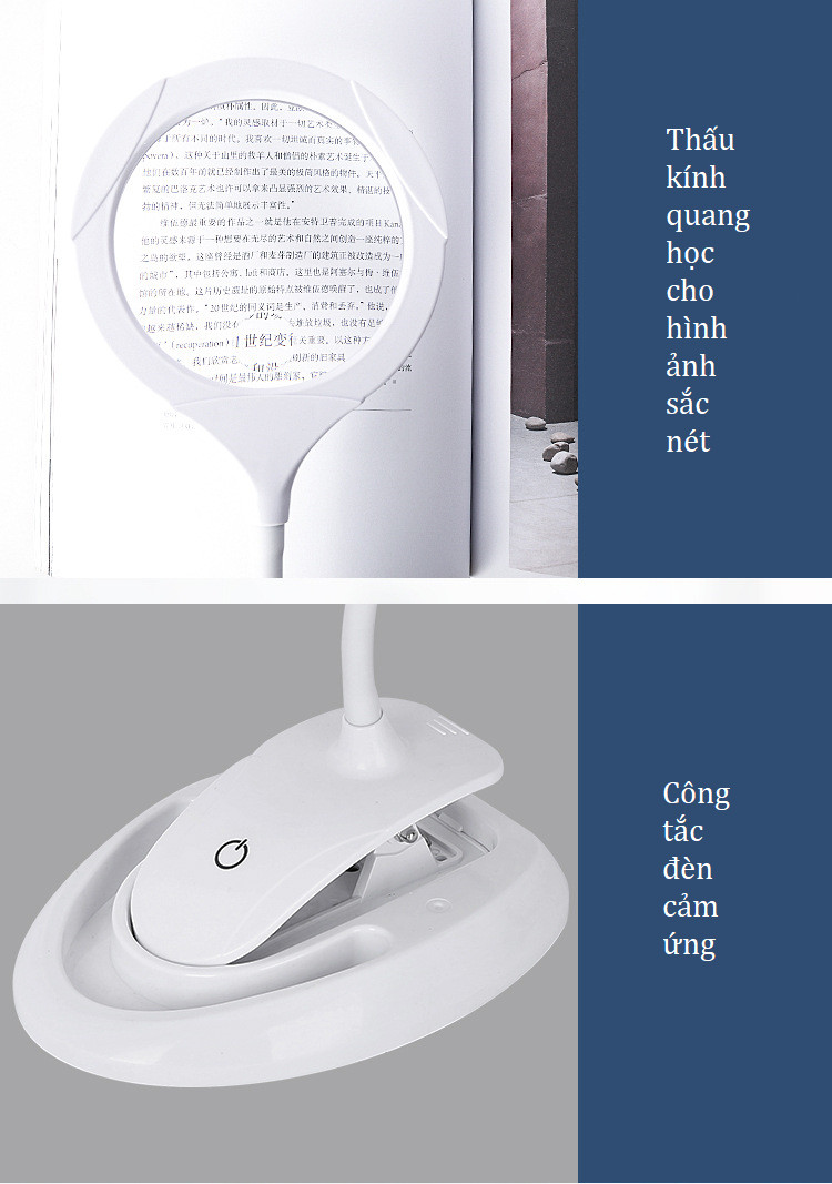 Kính lúp kẹp bàn sửa chữa TH-3132
