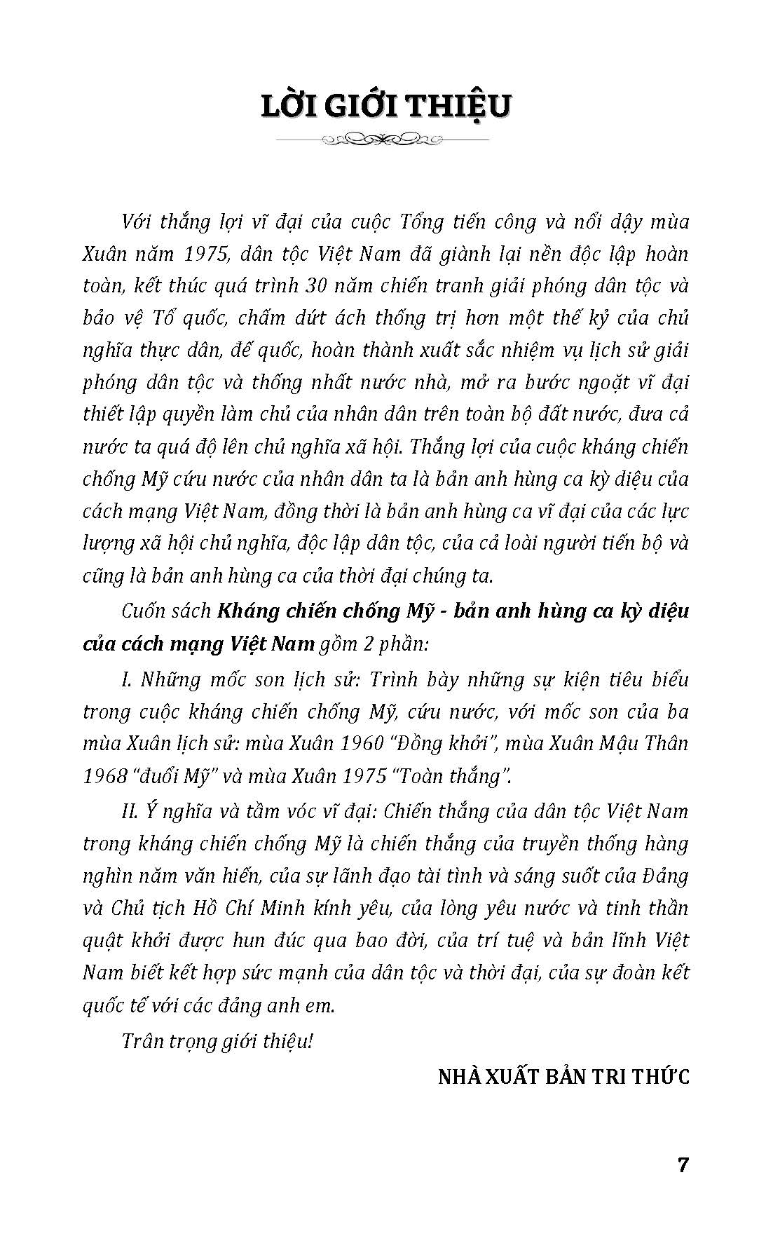 Kháng Chiến Chống Mỹ  - Bản Anh Hùng Ca Kỳ Diệu Của Cách Mạng Việt Nam