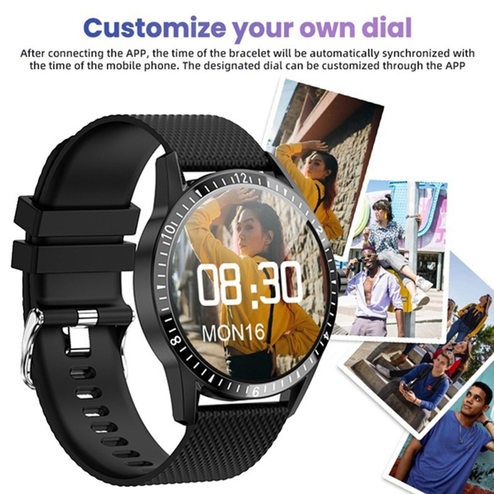 Fashion Business Music Sports Smartwatch Waterproof Bluetooth Call Fitness Tracker,Long Battery