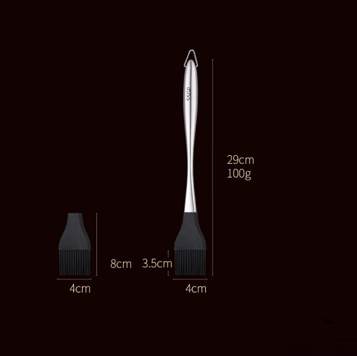 Chổi quét đồ dầu ăn, đồ nướng inox 304 - 29cm 100g
