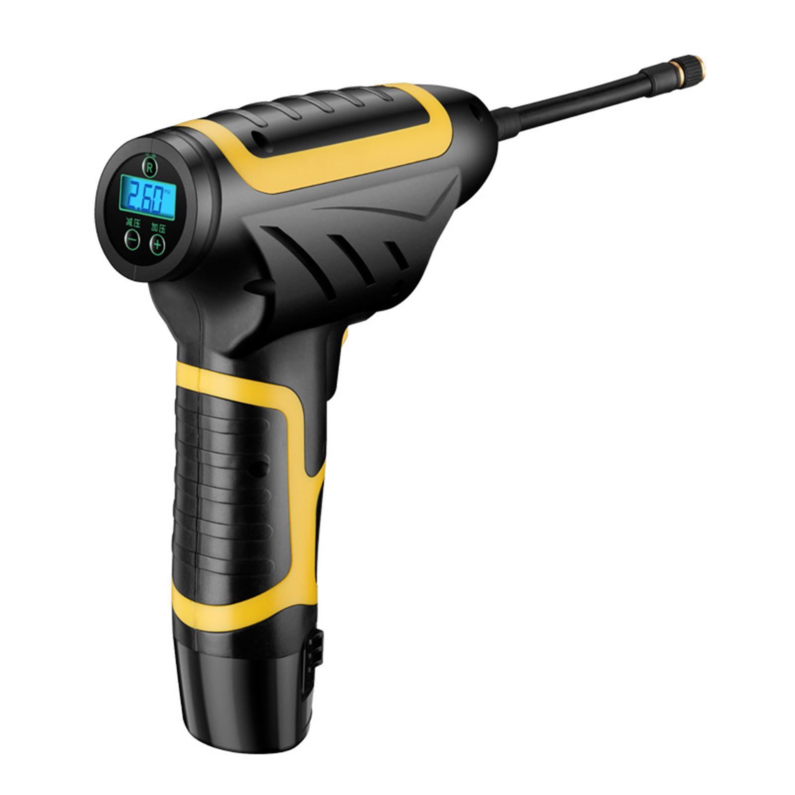 Auto Air Compressor Electric Handheld Tire Inflator Pump Fits for Vehicles Motorbikes