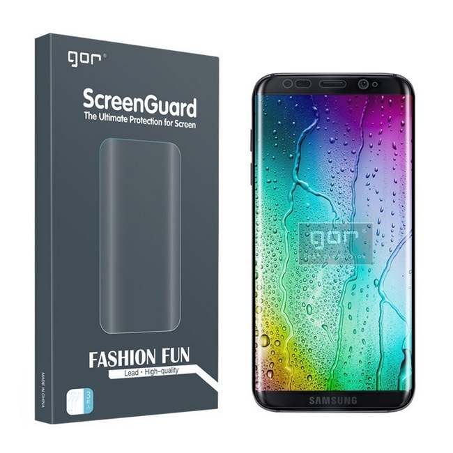 Bộ 4 miếng Dán Dẻo Gor Cho Galaxy S8 (dán Full màn hình) - Hàng nhập khẩu
