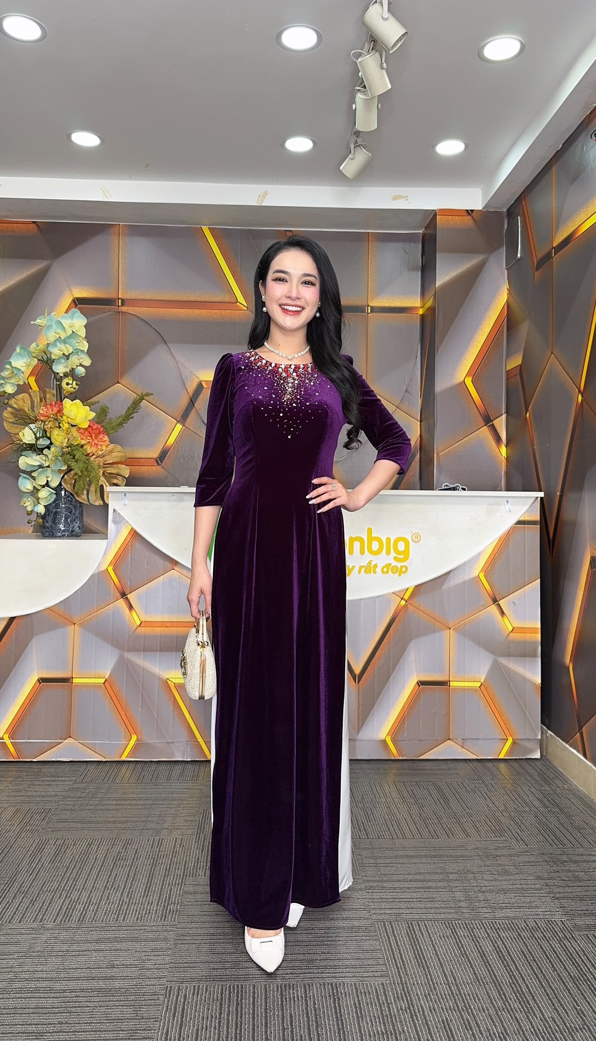 Set áo dài - S1872 - Thương hiệu Zonbig