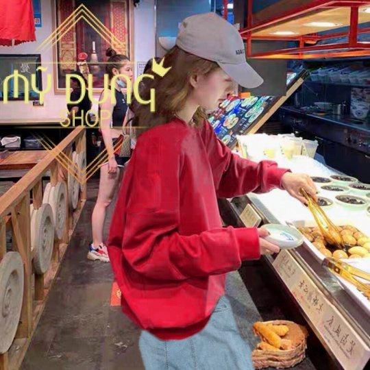 ÁO THUN COTTON TAY DÀI CỔ TRÒN