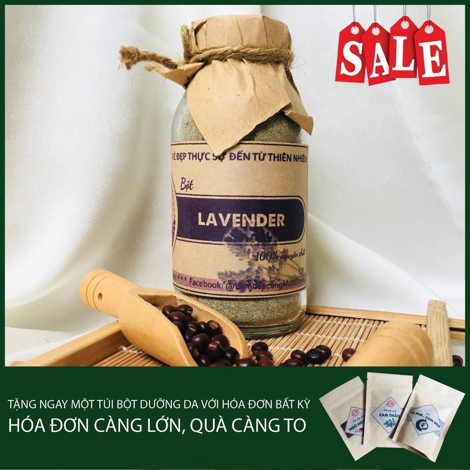 Bột Hoa Lavender  đắp mặt dưỡng trắng da nguyên chất 100ml