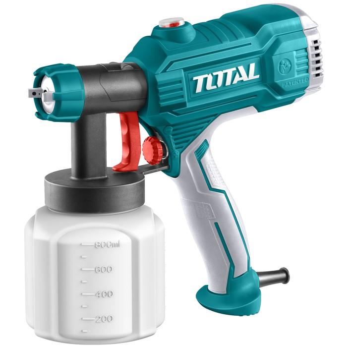 Máy phun sơn dùng điện 450W Total tặng kèm thêm 1 đầu béc 1.5 hoặc 1.8