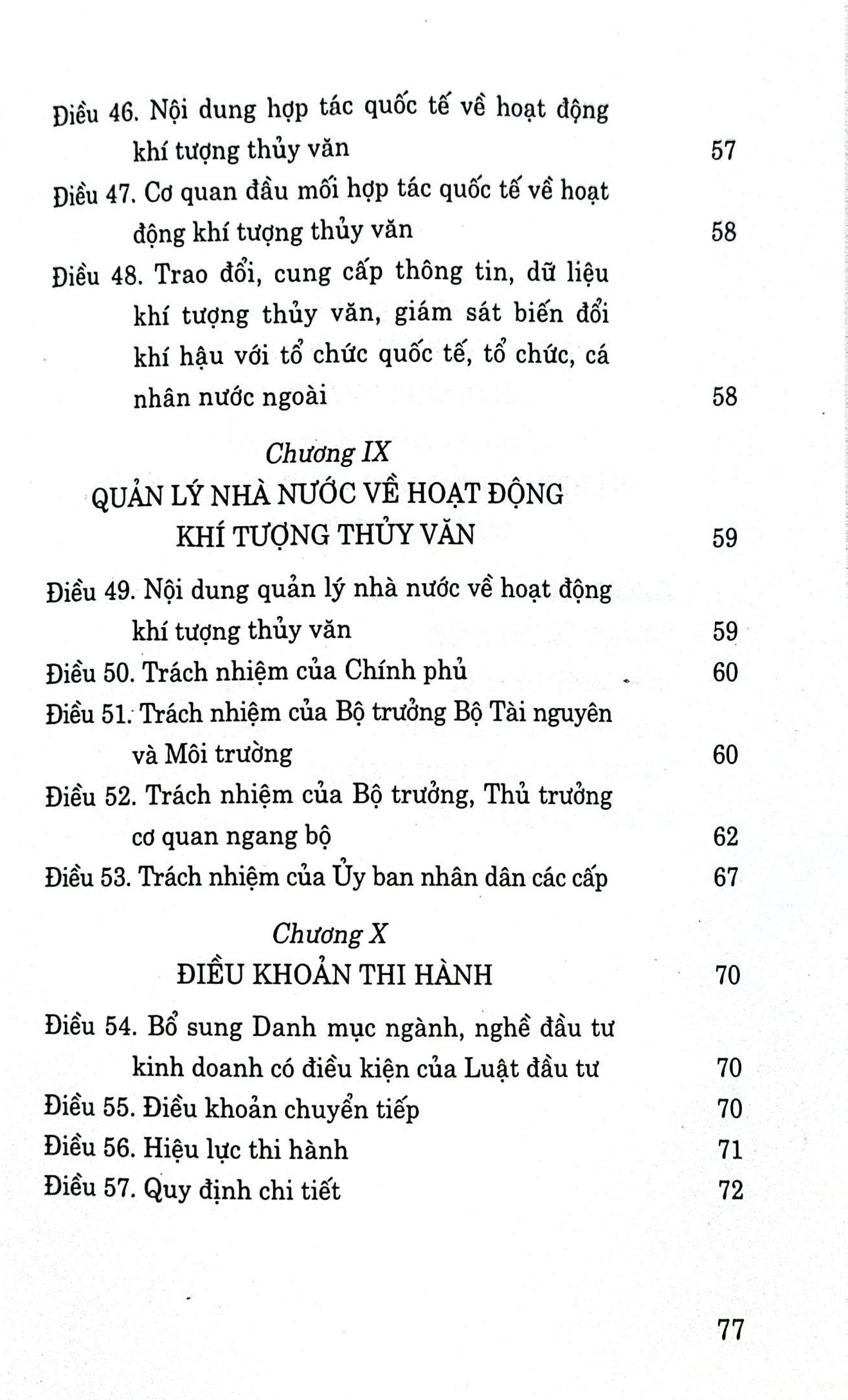 Luật khí tượng thủy văn