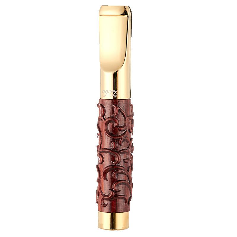 Đầu lọc thuốc gỗ đàn hương chạm rồng ZOBO ZB-357