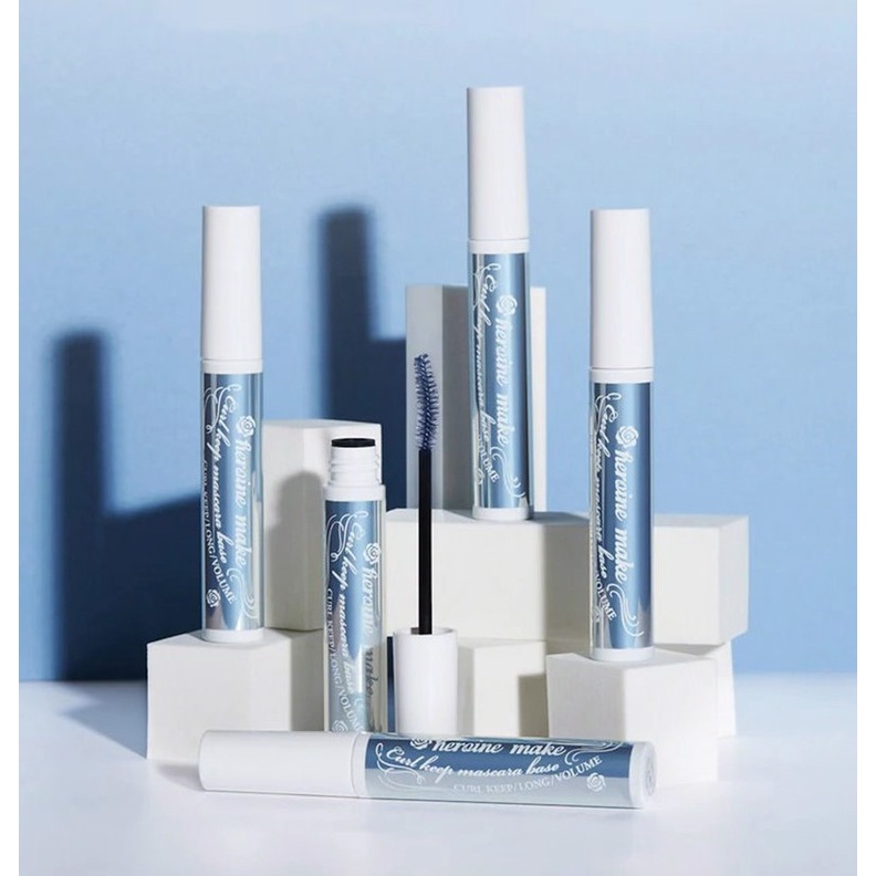 Mascara Lót Nền Nâng Cao, Giữ Nếp Cong Chống Trôi - Bền Màu Kissme Heroine Make Curl Keep Mascara Base (02 Màu)