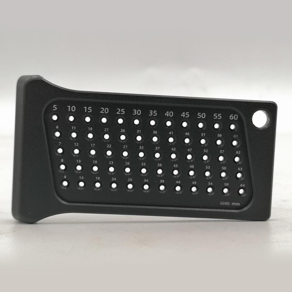 Aluminium Woodworking Scriber Ruler T Type Ruler Measuring Scriber Black