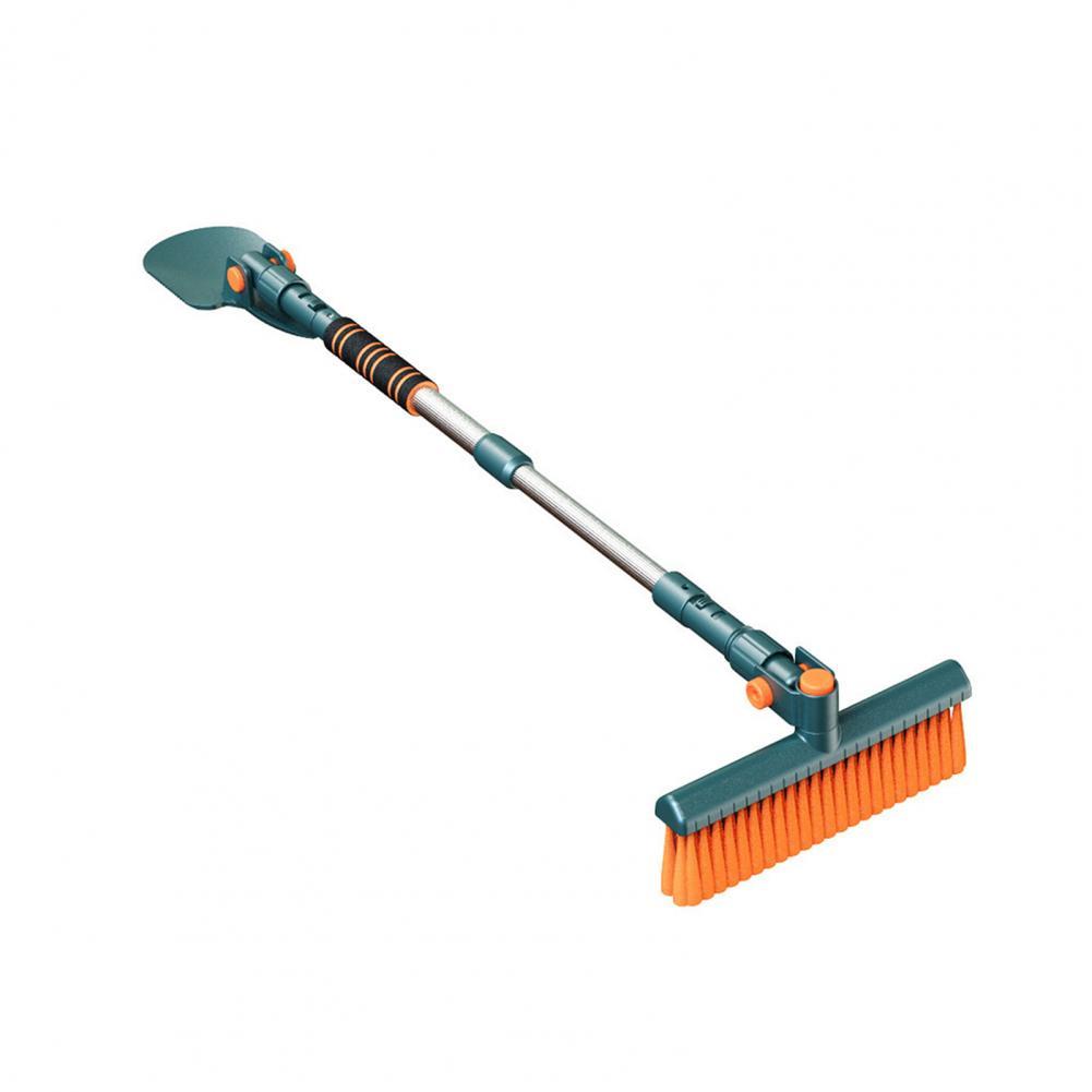 Xẻng tuyết hữu ích Bàn chải làm sạch tuyết 4 trong 1 Xẻng tuyết kính thiên văn Quét làm sạch bàn chải rã đông