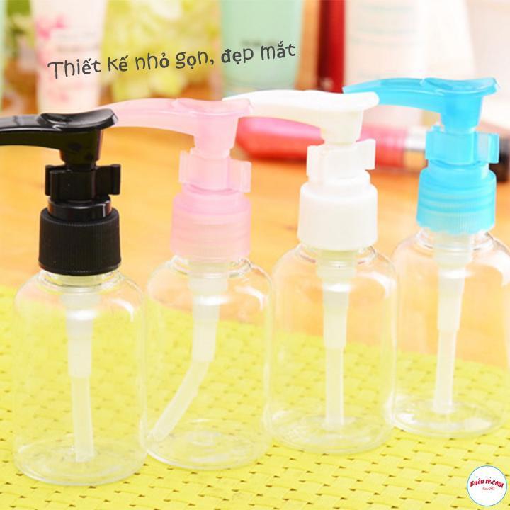 Lọ Chiết Mỹ Phẩm Dạng Vòi 50ml Trong Suốt Thiết kế Sang Trọng 00051