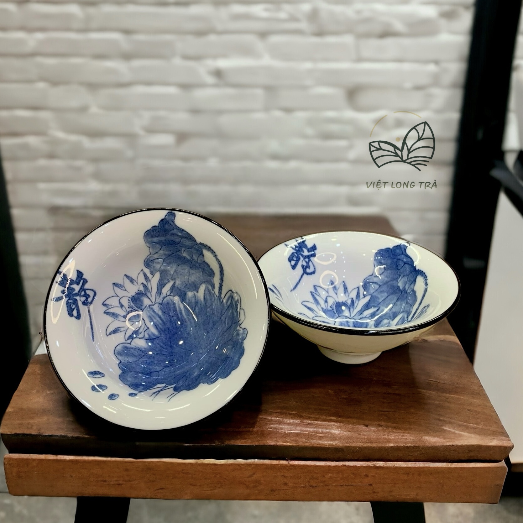 CHÉN NÓN SỨ MEN LAN - DUNG TÍCH 70ML - CHÉN UỐNG TRÀ NGON