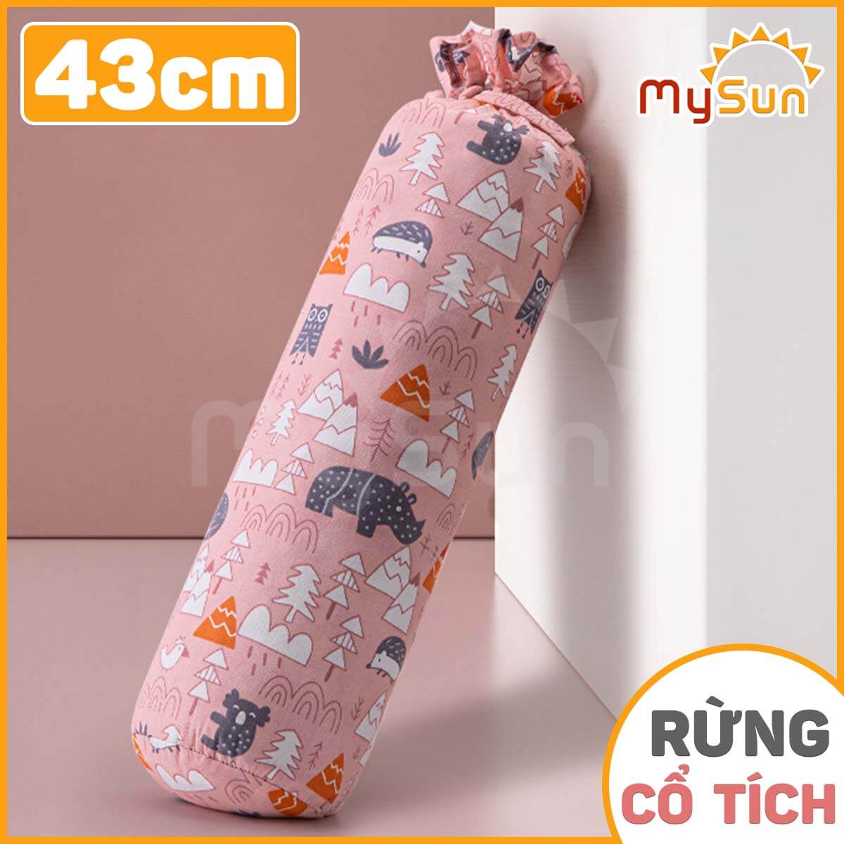 Bộ gối ôm nằm chặn cho trẻ bé sơ sinh ngủ chống giật mình an toàn cao cấp MySun