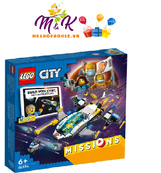LEGO City 60354 Nhiệm Vụ Thám Hiểm Sao Hỏa (298 chi tiết)