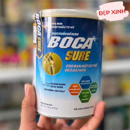 Sữa Boca Sure Tăng Cường Bảo Vệ Sức Khoẻ Xương Khớp Giúp Phục Hồi Và Tăng Cường Sức Khoẻ