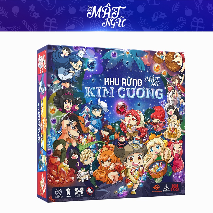 Board game Lớp Học Mật Ngữ - Khu Rừng Kim Cương - Board Game Gia Đình Hấp Dẫn