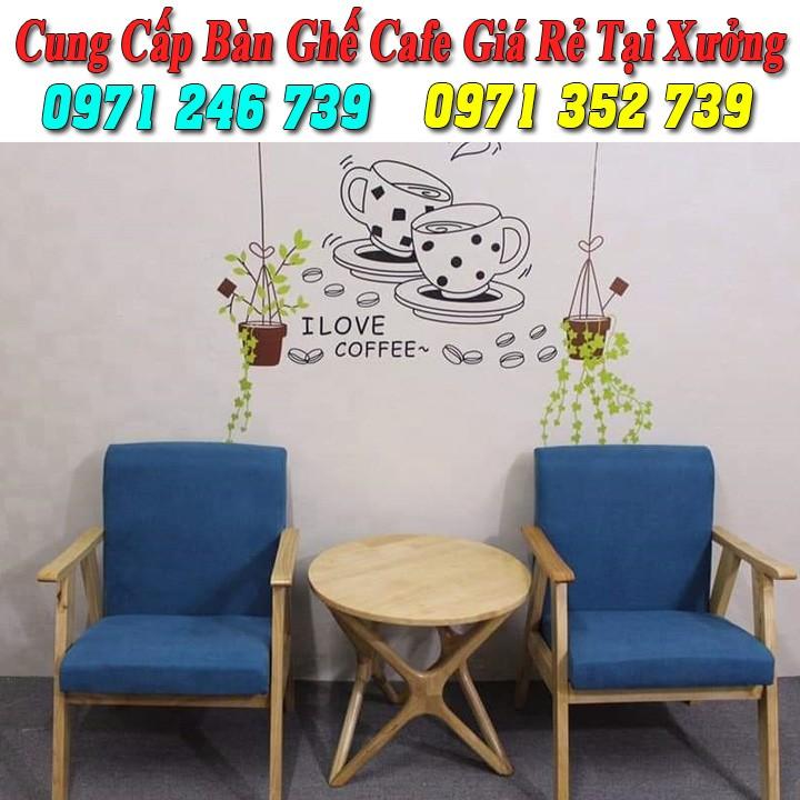 Bộ bàn ghế cafe sofa cao cấp