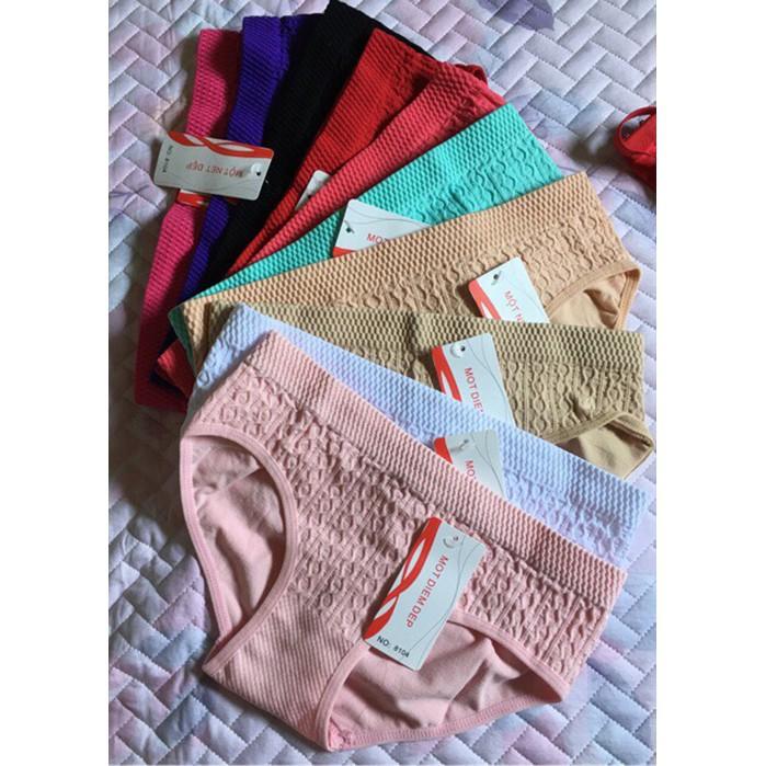 COMBO 05 quần lót DỆT KIM cạp cao
