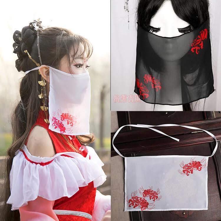 Khăn che mặt cổ trang bỉ ngạn